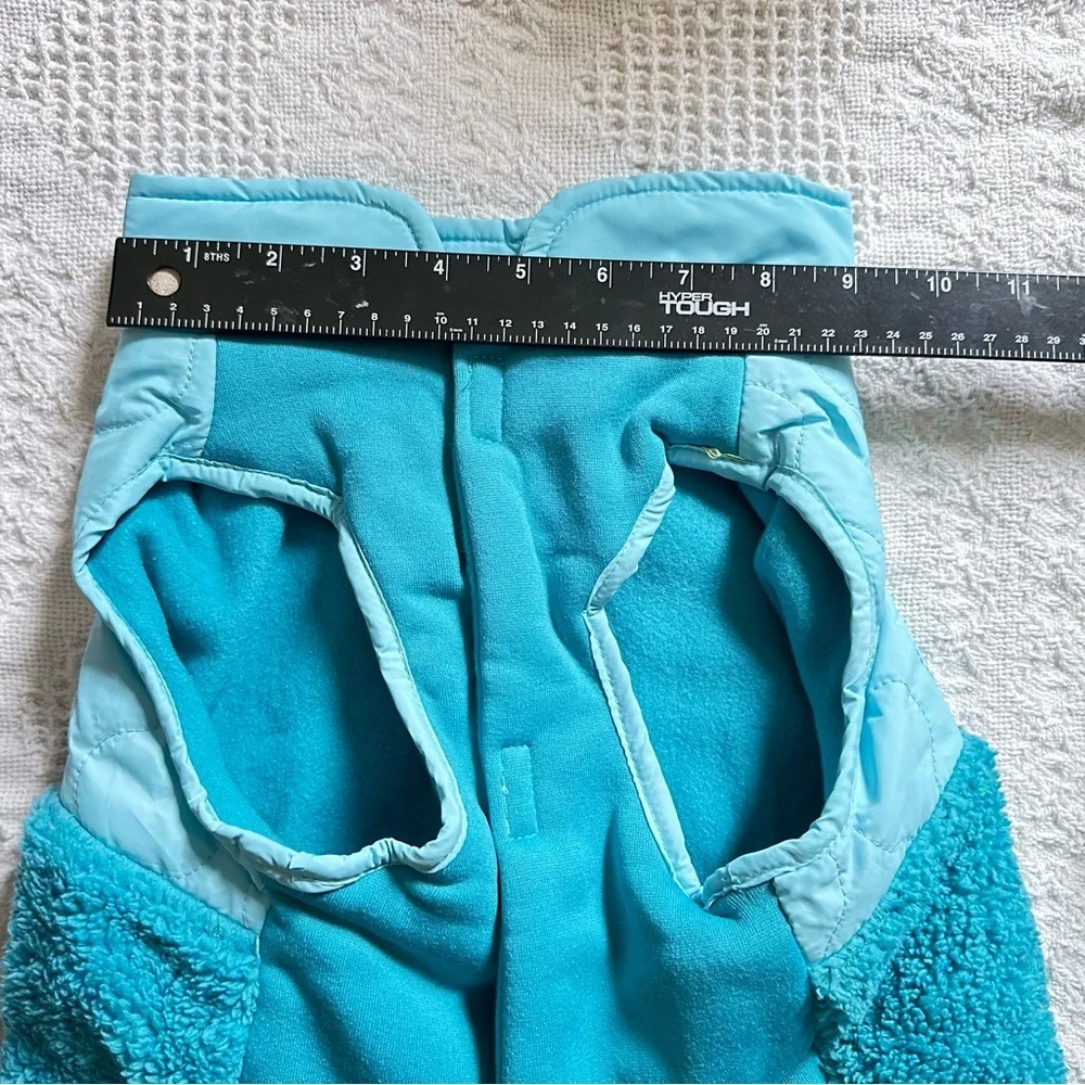 🔵 Set of 2 Vibrant Life Pet Coats Dog Jackets Size Medium Sherpa Teal Blue